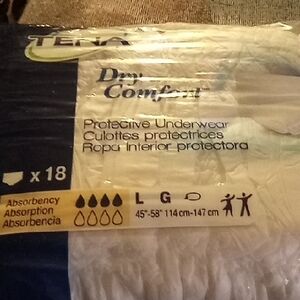 Dry Comfort Protective Underwear - White